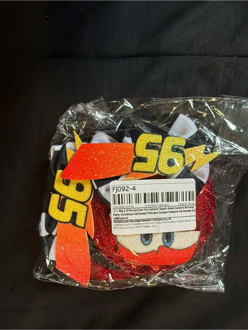 Cars Mickey Ears Clips